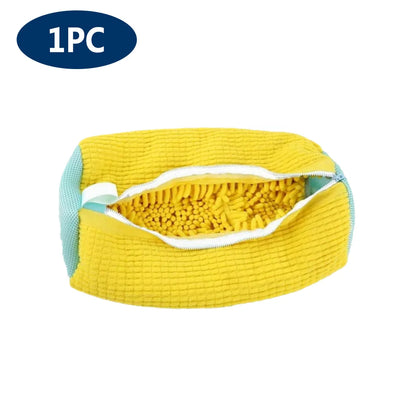 Shoes Washing Bag Laundry Bag Padded Shoe Protector Fluffy Fiber Polyester laundry Wash Bag Machine Washable Organizer