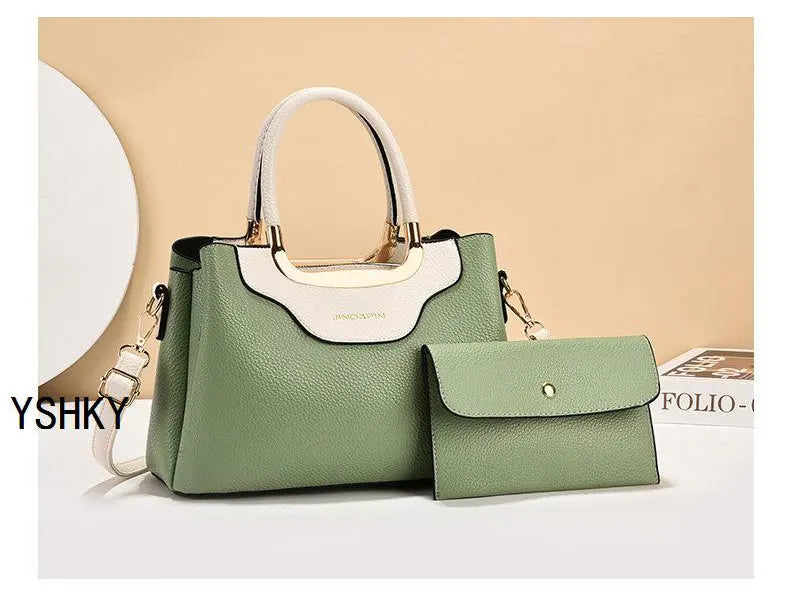 Luxury Designer Handbag 2025 - Women Leather Shoulder Bag Printed Monogram Crossbody