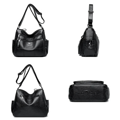 Genuine Brand PU Leather Sac Luxury Handbags Women Bags Designer Shoulder Crossbody Hand Bags for Women 2022 Purses and Handbags