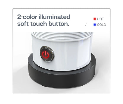 HiBREW Milchaufschäumer, Milchaufschäumer, Schokoladenmischer, Kalt-/Heißmilch, Latte Macchiato, Cappuccino, vollautomatisch, Milchwärmer, Cool Touch M1A