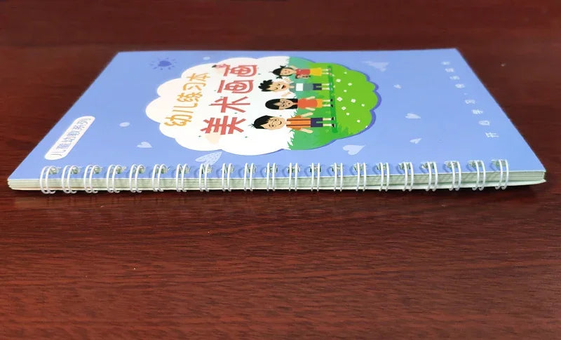 Reusable 3d Copybook Books Learn Chinese Pinyin Number0-10 Addition And Subtraction For Kids Children Drawing Coloring Gifts