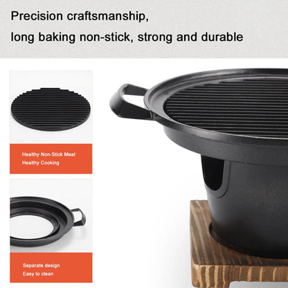 Japanischer Ein-Personen-Backofen, abnehmbarer japanischer Spirituskocher, tragbarer Mini-Grillherd, japanischer rauchfreier Spirituskocher