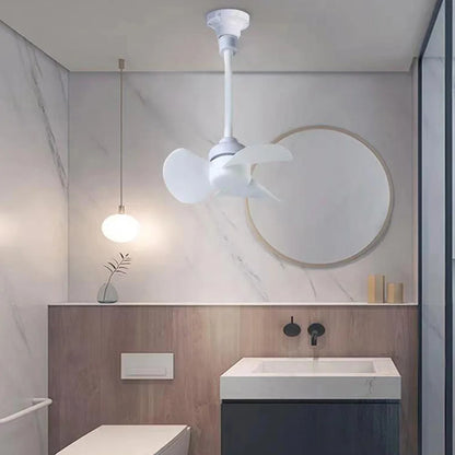 Modern LED Ceiling Fan E27 Base/USB Chandelier Ceiling Fan Hose Extender Light Bulb Fan with Socket for Bedroom Living Room