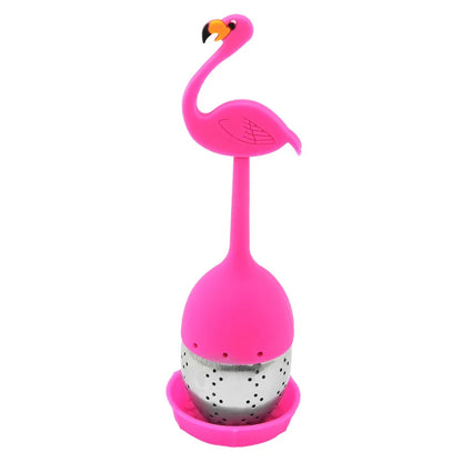 Silicone Handle Tea Infuser Stainless Steel Tea Ball Filter Teapot Cha Coffee Strainer Creative Lemon Orange Shape Spice Sieve