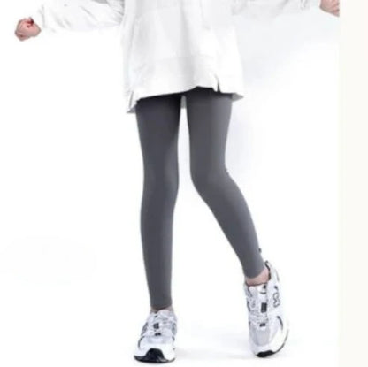 Girls Autumn Leggings - Solid Color Kids Tights & Sweatpants (2-6Y)