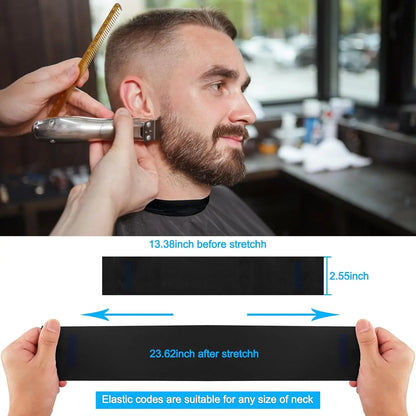 3/8pcsHair Cutting Barber Cape Set with Neck Duster Brush Barber Brush Professional Barber Accessories Salon Cleaning Supplies