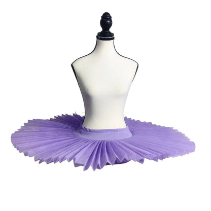 Professional Ballet Tutus Skirs For Adult Child Stiff Mesh Pancake Belly Dance Girls Practice Kids White Swan Lake