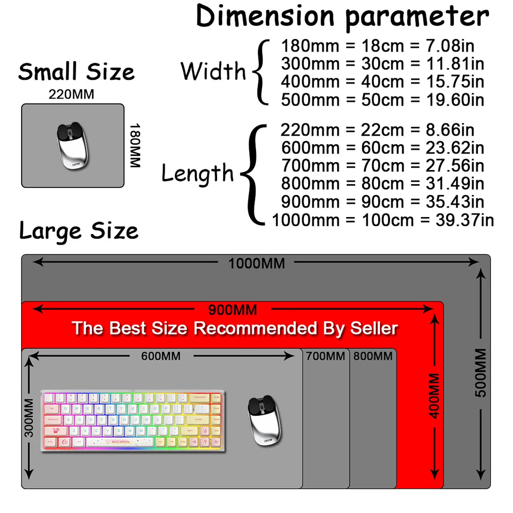 Mouse pad Large rubber keyboard mouse carpet anti-slip gamer mouse pad laptop HD PC carpet P-Pokemons Mousepad Kawaii