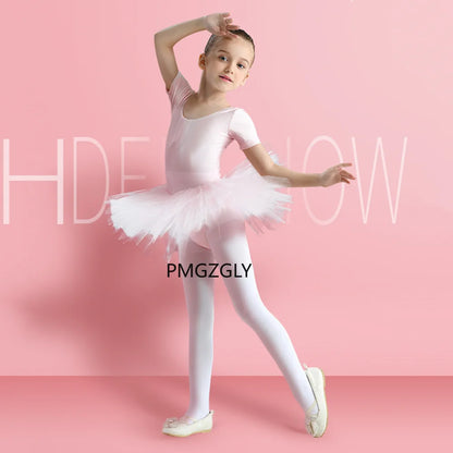Premium Girls Ballet Dance Tights - Soft Footed Stockings for Dance, Halloween & School Uniform