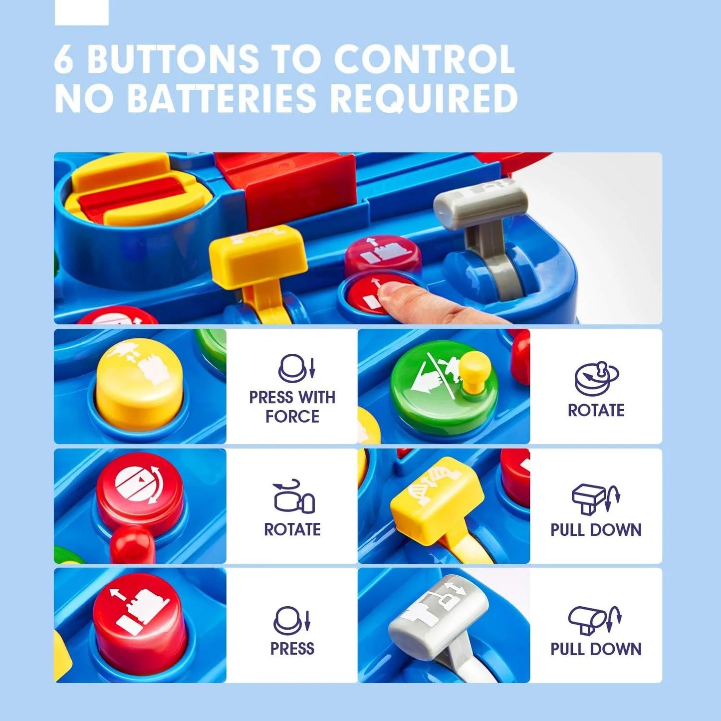 Musical Steering Wheel Baby Toddler Toys Boys, Simulated Driving Racing Car Game with Sound, Interactive Educational