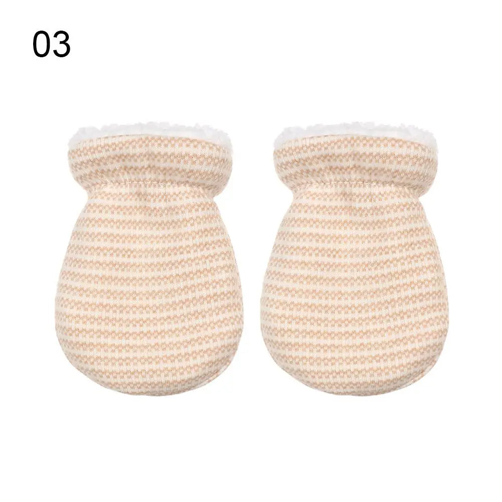 Baby Fleece Gloves - Soft Cotton Mittens for Newborn Toddler Boys & Girls | Anti-Scratch Winter Gloves