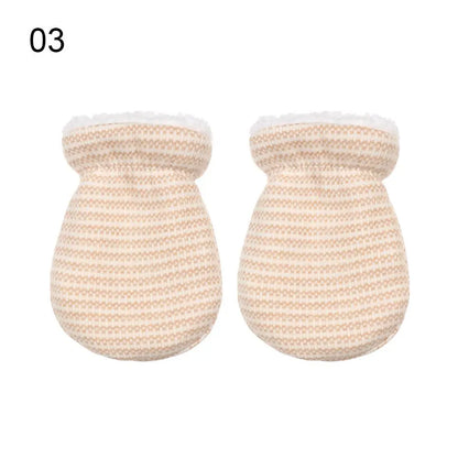 Baby Fleece Gloves - Soft Cotton Mittens for Newborn Toddler Boys & Girls | Anti-Scratch Winter Gloves