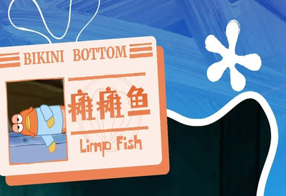 Genuine Bikini Botton Buddies Series Funny Plush Pendant Blind Box Trendy Doll Collection Cartoon Backpack Pendant Surprise Gift