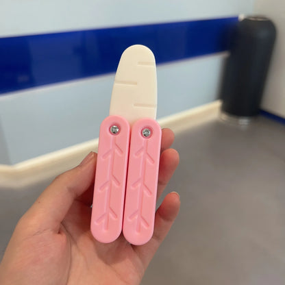Gravity Folding Claw Knife Radish Knife 3d Printing Gravity Knife Small Radish Knife Push Card Decompression Fidget  Mini Toy