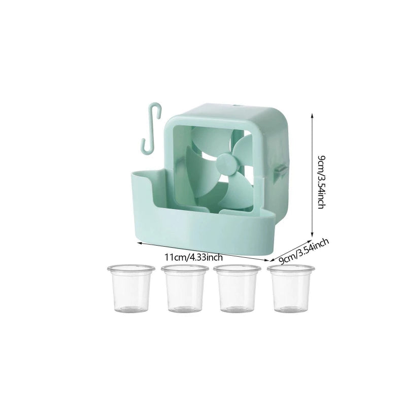 Summer Cooling Artifact Electric Fan Cooling Household Floor Fan Desktop Fan Clip-on Ice Cube