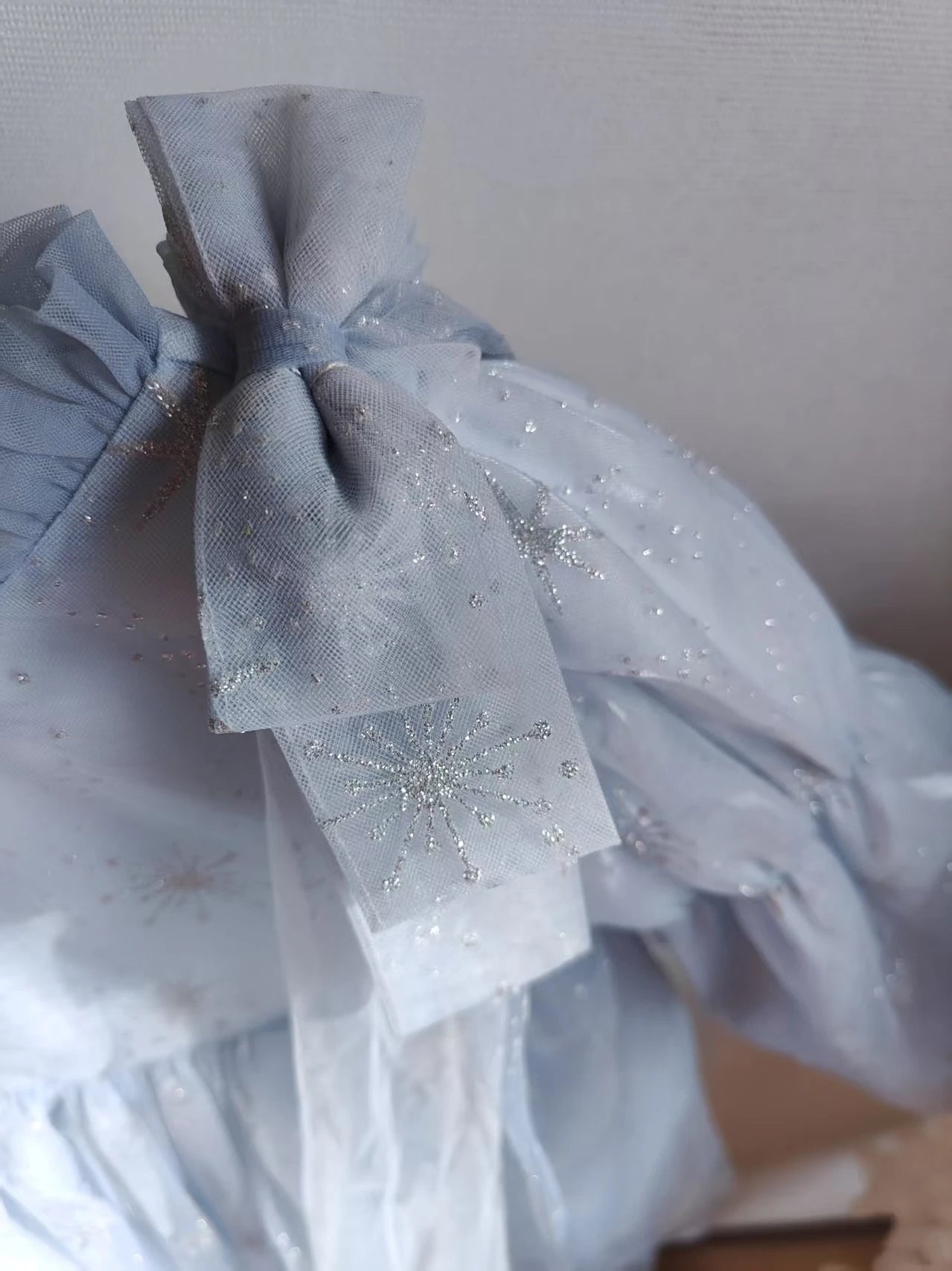 Girl's Elsa Frozen Princess Dress Long Sleeve Gown Elegant Costume for Baby Girl Birthday Party One-piece Dresses 3-9 Years Old