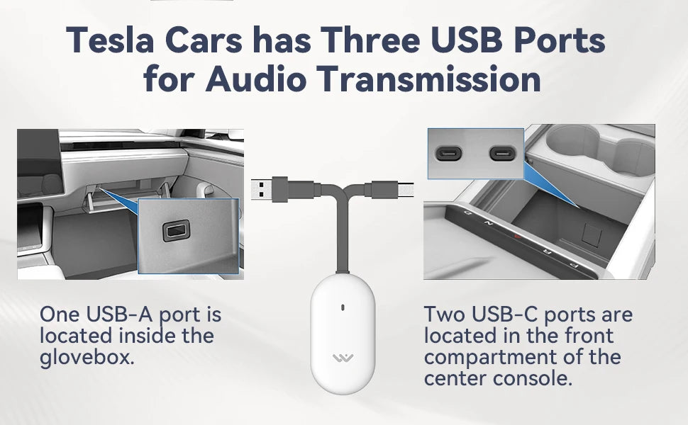 T1-테슬라 Car Karaoke Microphone, 테슬라 Rechargeable Caraoke Mic with USB-A & USB-C Receiver, Plug to Use，No Need Pair