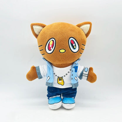 New Hello Kitty Ken Carson Rapper Trippie Taylors Plush Toy Doll with Clothes Stuffed Soft Plush Toys Fans Collect Gifts