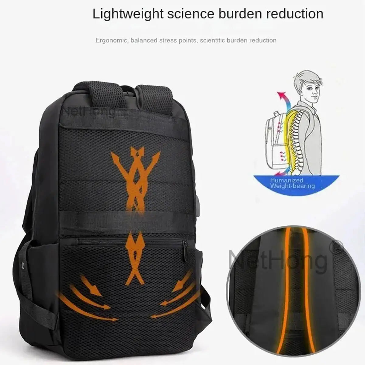 Military Tactical Army Backpack Rucksack Camping Hiking Outdoor Trekking Bag~