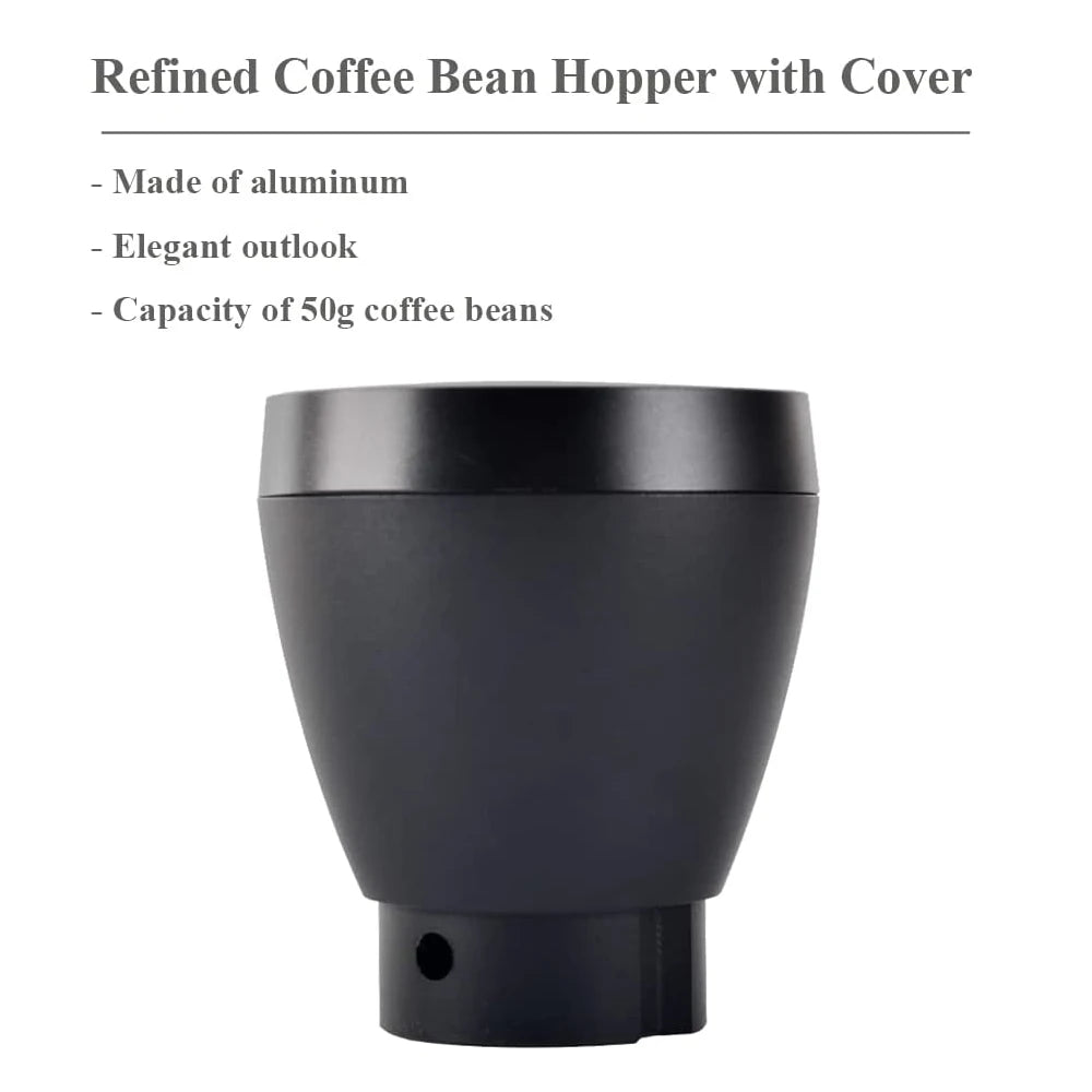 Coffee Bean Grinder Aluminum Single Dose Hopper Coffee Grinder Bean Bin BlowCleaning Tools For Eureka Mignon Grinder Accessories