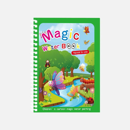 Magic Water Drawing Book for Kids Montessori Children's Reusable Coloring Book Sensory Early Educational Learning Painting Toys