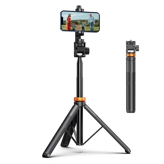 1.49M Wireless Selfie Stick Tripod Stand with Bluetooth Remote Extendable Tripod for iPhone Mobile Phone Tiktok Live Streaming