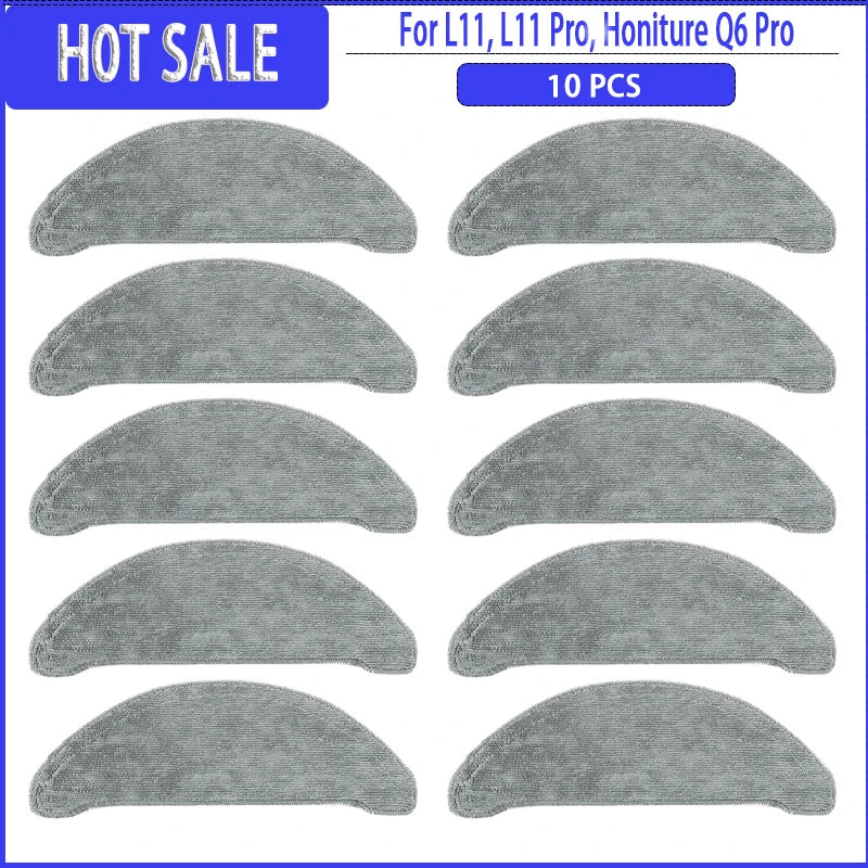 Hauptseitenbürste, Filter, Wischmopp, Staubbeutel für Imou L11 / L11 Pro / Honiture Q6 Pro / Laresar L6 Pro / Airrobo T10+ / Arnagar S8 Pro Ersatzteile