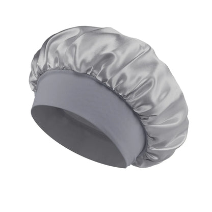 Silk Satin Lined Bonnet for Sleeping - Large Hair Bonnet for Long Hair Protection