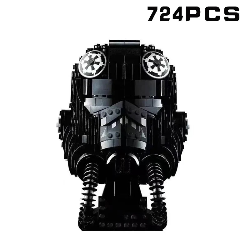 Moc Space Wars Helmet Stormtrooper Vader Fighter Building Blocks 75351 Model Bricks Toys For Kids Birthday Xmas Gifts Home Decor