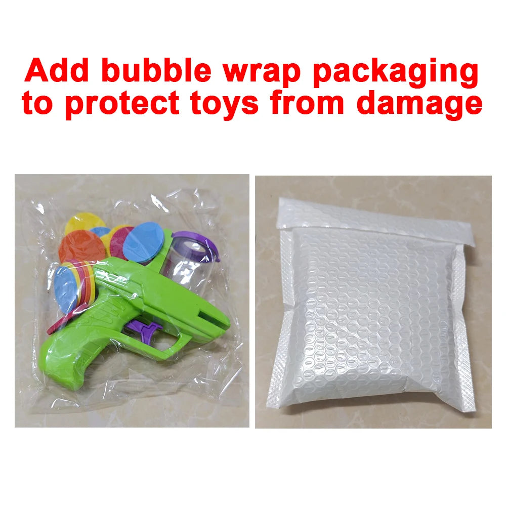 Kids Foam Disc Flying Gun Toy - Outdoor Shooting Game for Children Ages 3-12