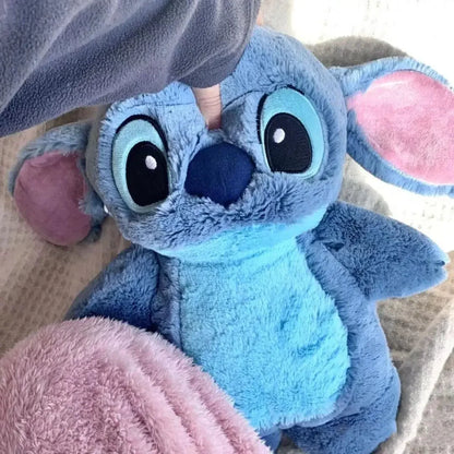 Aoger Disney Anime Hobby Stitch Winter Extra Large Plush Hot Water Bottle Women's Home Water Filling Hand Warmer Girlfriend Gift