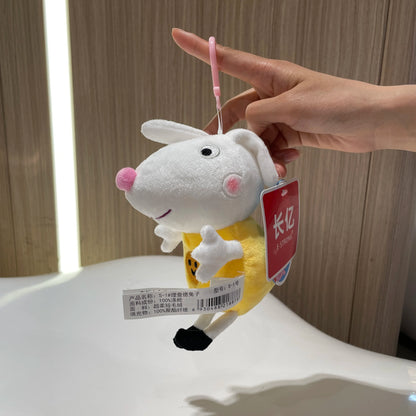 19cm 100% Genuine PEPPA PIG Stuffed Soft Doll Peppa George Zoe Suzy Rebecca Emily Danny Pedro bear Dinosaur Children Plush toy