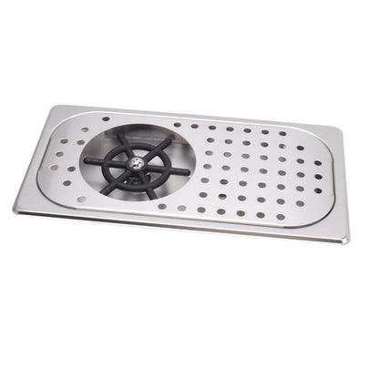 Built-in Cup Washer Stainless Steel Glass Cleaning Rinser High Pressure Cup Washer With Drain Drip Tray Hose For Bar Coffee Shop