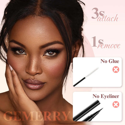 Magnetische Wimpern mit Applikator – Natürliche künstliche Wimpern, kein Kleber erforderlich