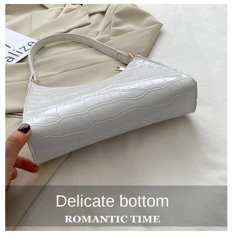 Fashion Exquisite Shopping Bag Retro Casual Women Totes Shoulder Bags Female Leather Solid Color Chain Handbag for Women 2023