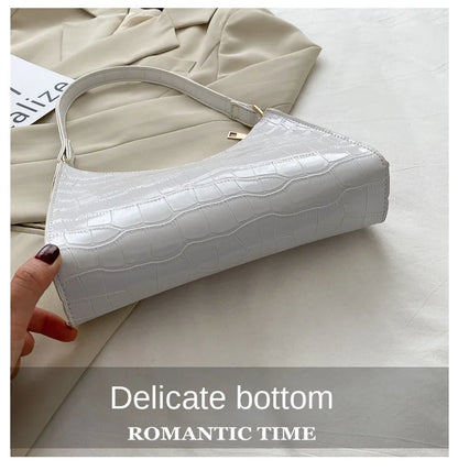 Fashion Exquisite Shopping Bag Retro Casual Women Totes Shoulder Bags Female Leather Solid Color Chain Handbag for Women 2023