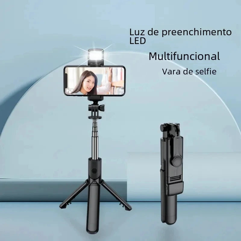 FGCLSY Selfie Stick Tripod with light Extendable Wireless Bluetooth Remote Portable Smartphone Stand Mount For iOS Android Phone