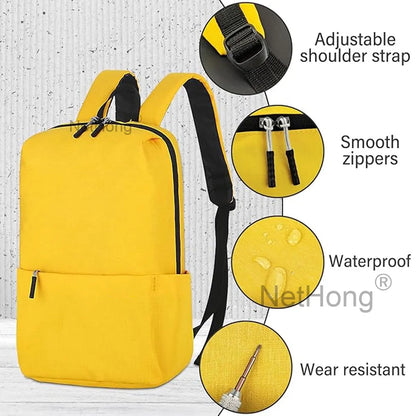 Colorful Student Laptop Backpack Unisex Lightweight Large Capacity Bag Option Dual-Shoulder Computer Bag