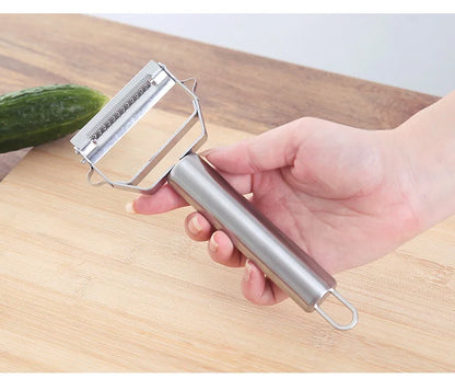 Multifunctional Stainless Steel  Kitchen Peeler Fruit Vegetable Potato Carrot Cucumber Grater Julienne Durable Vegetable Slicer