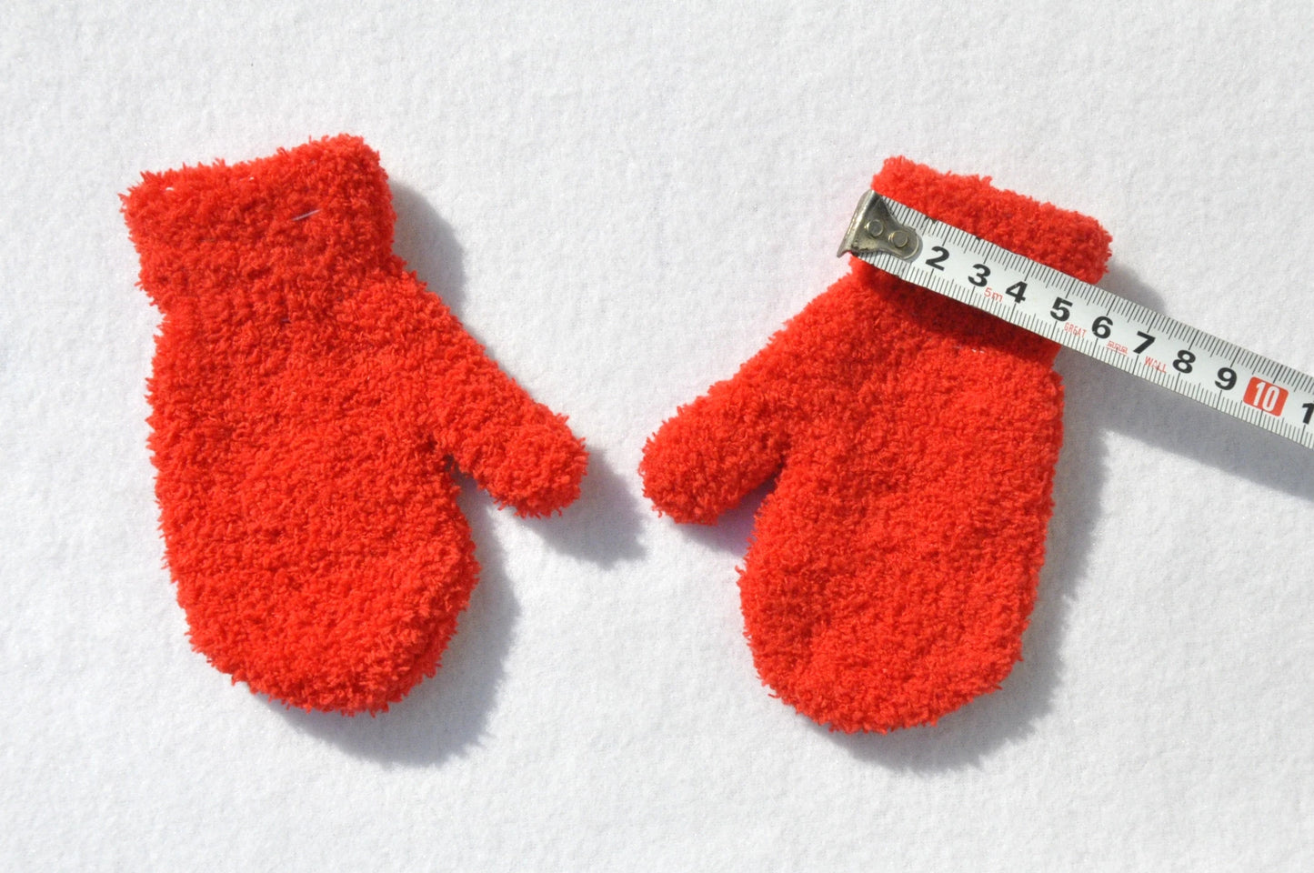 Warm Plush Thick Warm Baby Gloves Winter Plus Velvet Mittens Children Kid Coral Fleece Full Finger Gloves For 1-4Y Kids Gloves