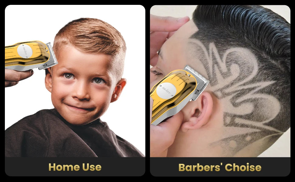 Sejoy Professional Combo Kits Hair Clipper Electric Hair Trimmer Set For Men Rechargeable Cordless Haircut Machine for Barber