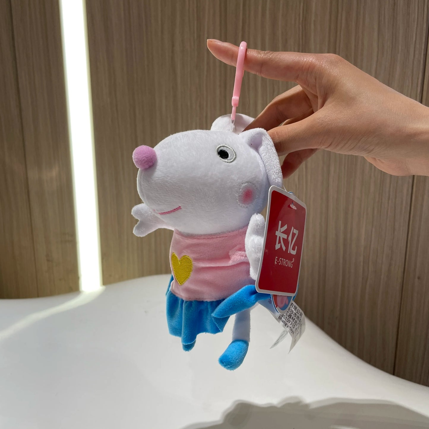 19cm 100% Genuine PEPPA PIG Stuffed Soft Doll Peppa George Zoe Suzy Rebecca Emily Danny Pedro bear Dinosaur Children Plush toy