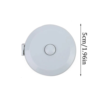 1PC/15PCS 1.5m Small Tape Measure Portable Student Soft Leather Three Measurement Clothes Automatic Recycling