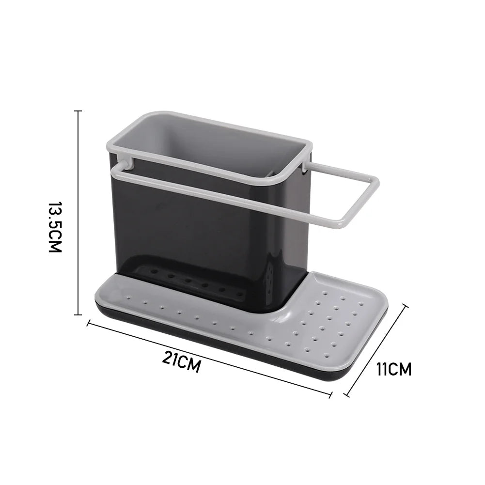 Kitchen Sponge Cloth Holder Sink Caddy Organiser