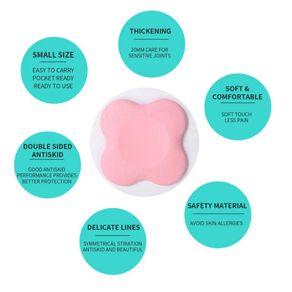 Yoga Kneeling Mat Thickened Flat Support Mat Knee Pad Portable Elbow Pad Yoga Mat Sports Fitness