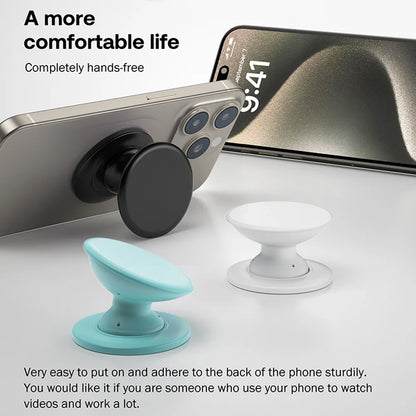 Grippopso Adhesive Phone Socket Holder Finger Grip Bracket Support Telephone for IPhone 15 Pro Max 14 13 Samsung Socket Stand
