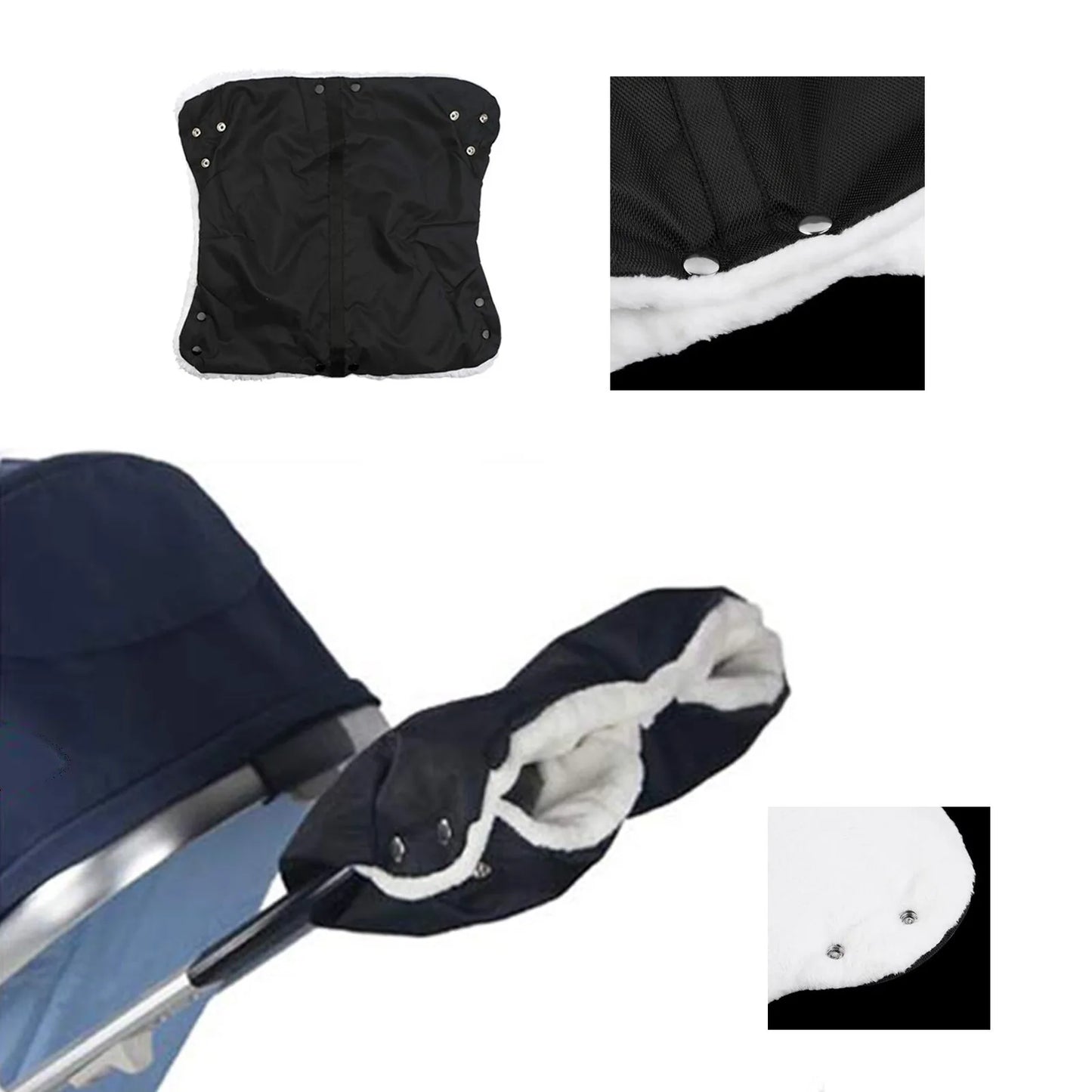 Winter Warmer Gloves Pram Pushchair Hand Muff Waterproof Stroller Accessory Gift