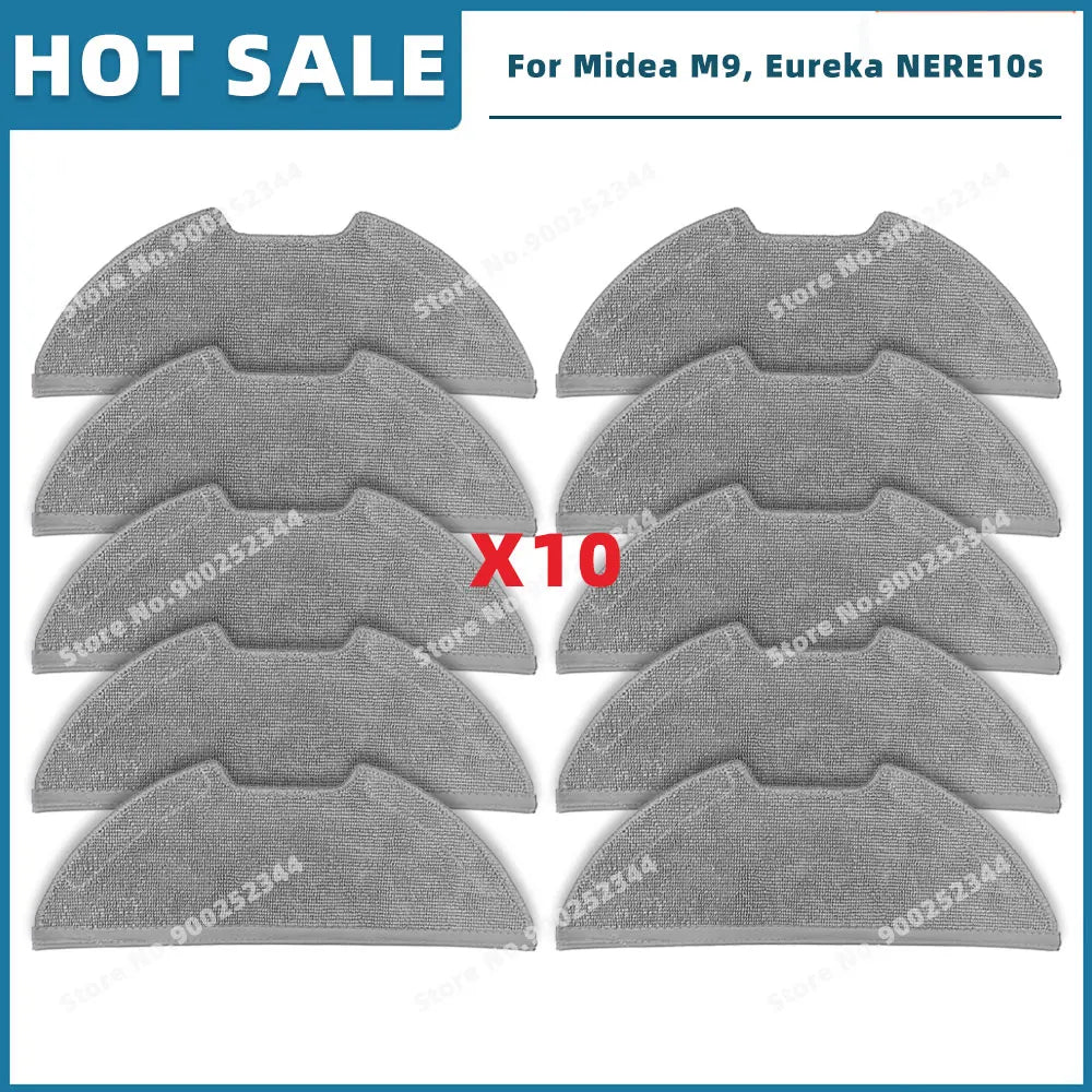 Compatible For ( Midea M9 / VCR S10 Plus / Eureka E20 Plus / NERE10s E10S / Obode A8 ) Spare Parts Main Side Brush Filter Mop