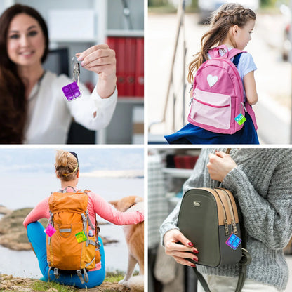 10-50pcs Mini Pop Keychain Toddler Sensory Fidget Toys Bulk Classroom Prizes Kids Birthday Party Favors Wedding Gift for Guests