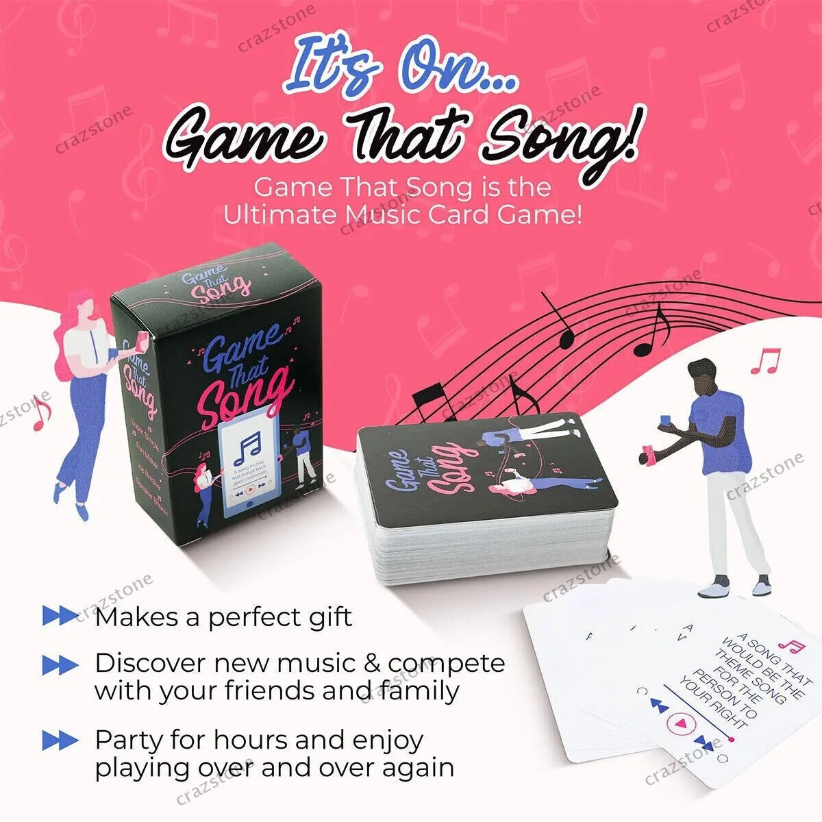 That Song-Fun Music Card Game For Adults And Teens-Compete To Play The Song
